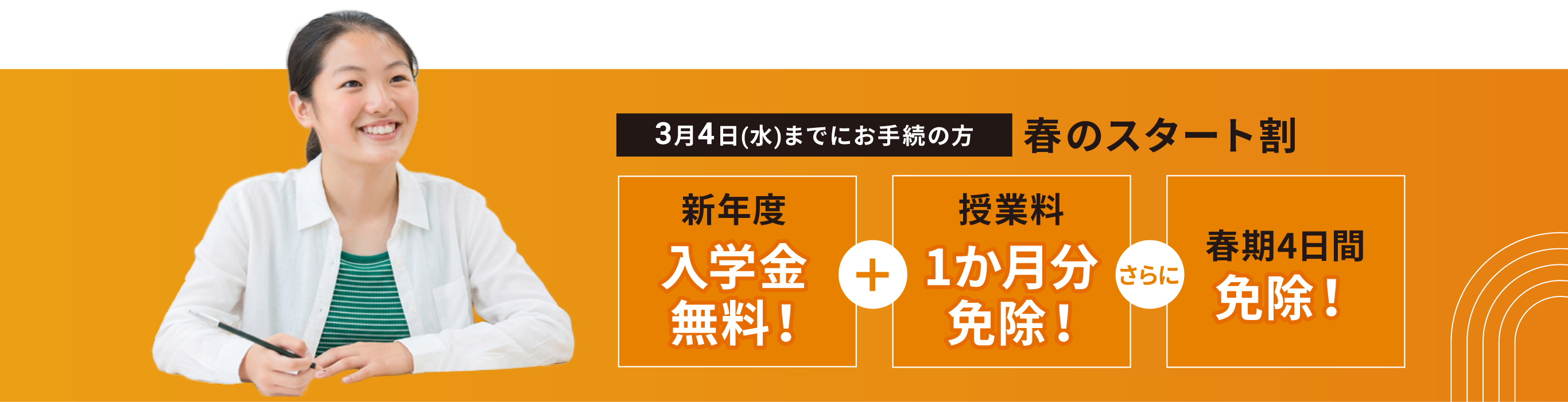 春のスタート割